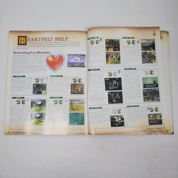 The Legend Of Zelda Ocarina Of Time Official Nintendo Players Guide Vintage 1998 - Picture 3 of 11